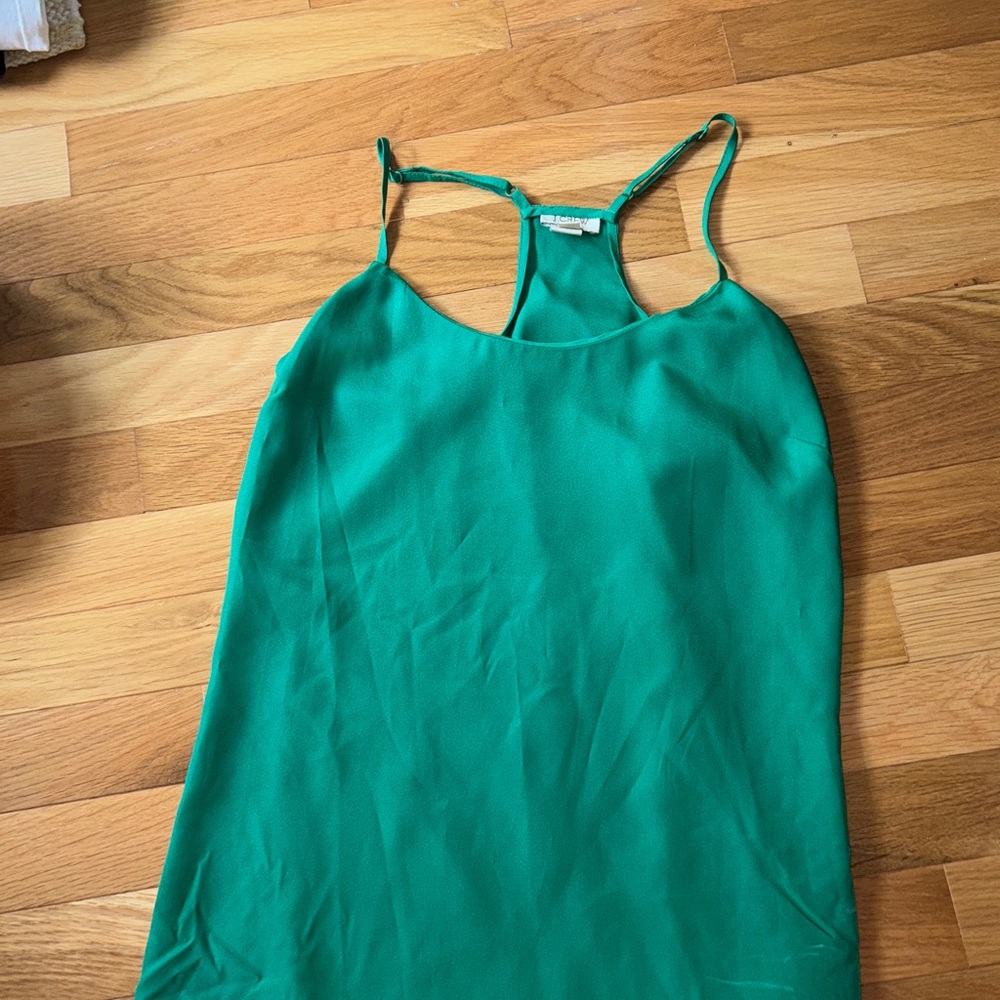 J. Crew Vibrant Green Tank Top